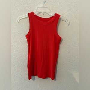 LOFT Vibrant Red Tank Top Sz Small